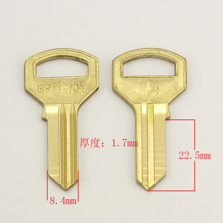 A070 Groothandel Slotenmaker Keymother Messing Huis Deur Blanco Lege Sleutel Blanks Sleutels 25 stuks/partij