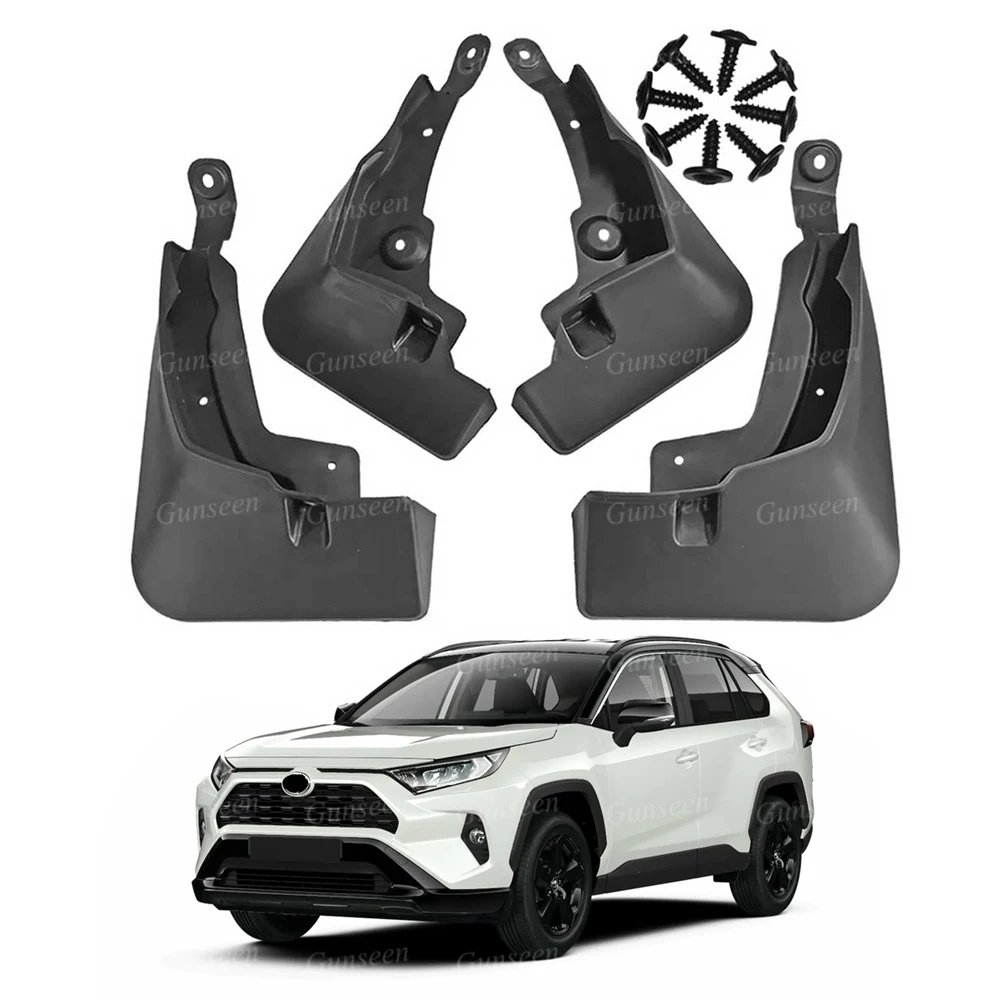 

For Toyota RAV 4 XA50 Mudguards Car Accessories Protector Front Rear Mud Flap Scuff Plate Guard Splash Styling 2020 2021 2022