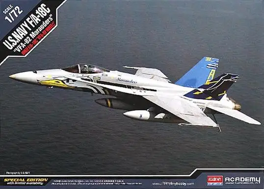 

Academy AC12534 1/72 F/A-18C U.S NAVY VFA-82 "MARAUDERS" LE: PLASTIC MODEL kit