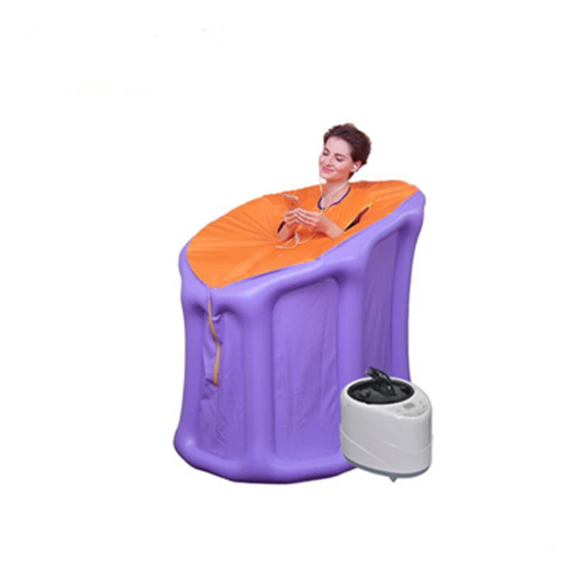 Home Steam Sauna Room 4.2L 2000W EU Plug Inflatable Tent Steamer Family Relaxing Sauna Sweat And Detoxing Sauna Box