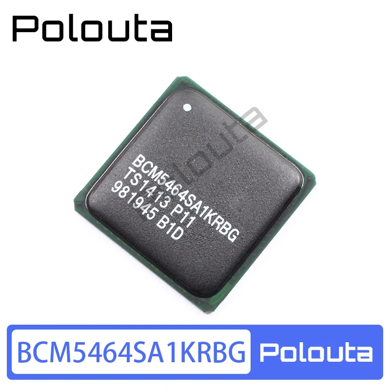 1 Pcs Polouta BCM5464SA1KRBG Vier-port Gigabit Kupfer Transceiver DIY Akustische Komponenten Kits Arduino Nano Integrated Circuit