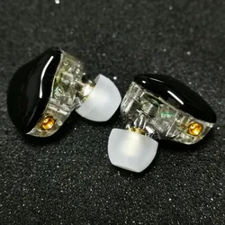 HANADOMI 2DD MMCX Earphone Double Dynamic Drive in Ear HiFi Earbuds DIY Custom Made MMCX Headphones Rock Metal Bass DJ Headset