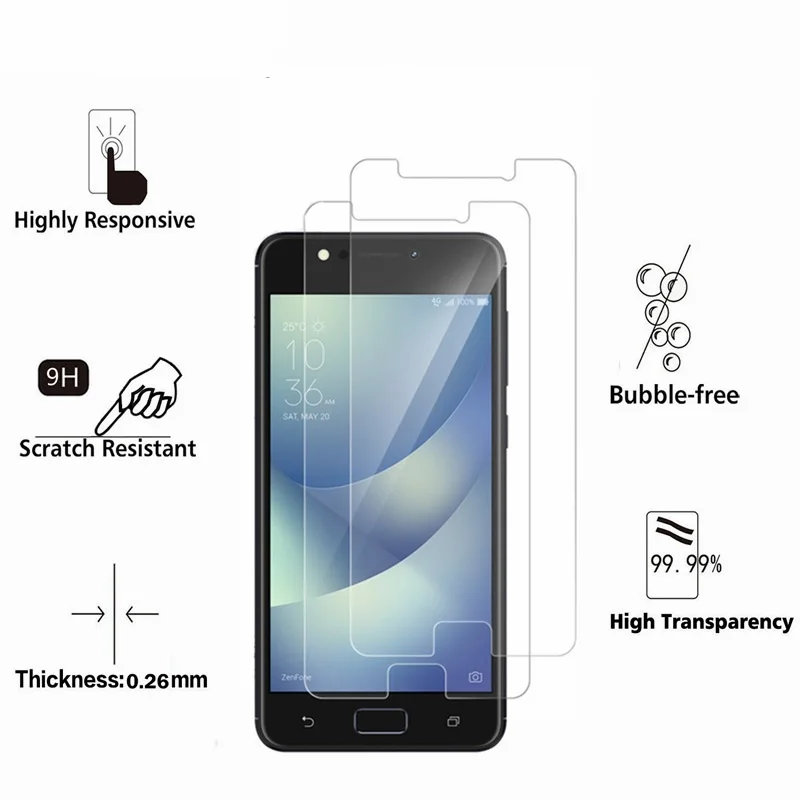 Tempered Glass For Asus Zenfone 4 Max ZC520KL Ultra-thin Screen Protector for Asus Zenfone 4 Max ZC520KL X00EDA Film HATOLY