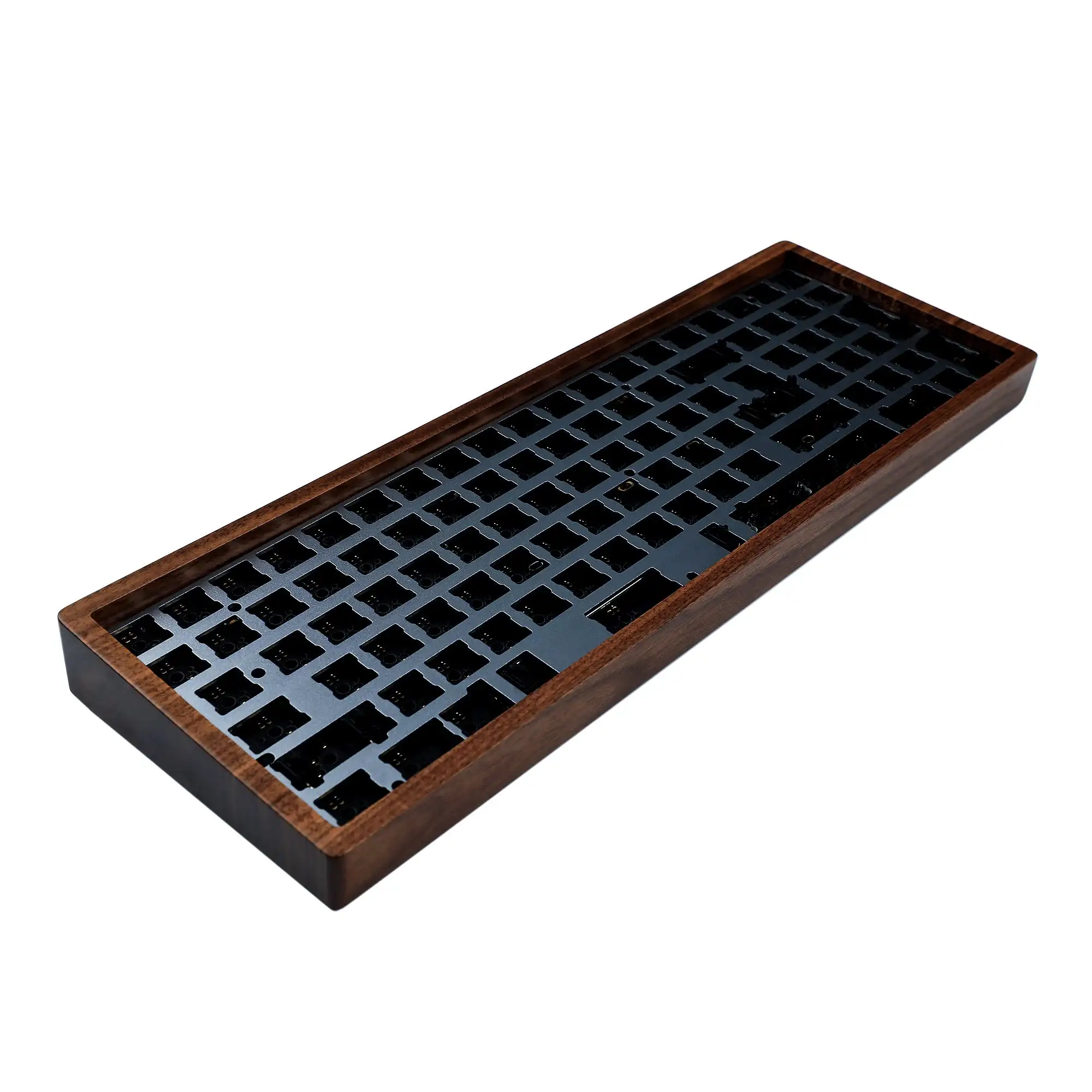 96 木製ケース ホットスワップ キーボード | QMK VIA アンダーグロー