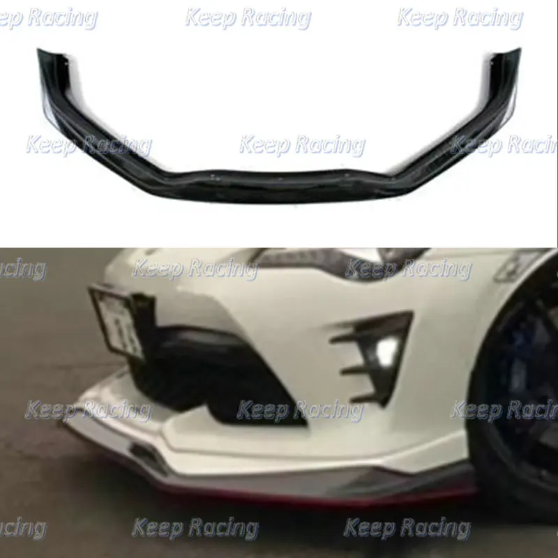 Car-styling Fiberglass Front Lip VRSA1 Style For 17-21 FT86 GT86 FRS ZN6 FRP Bumper Splitter Kit Glass Fiber Under Spoiler Part