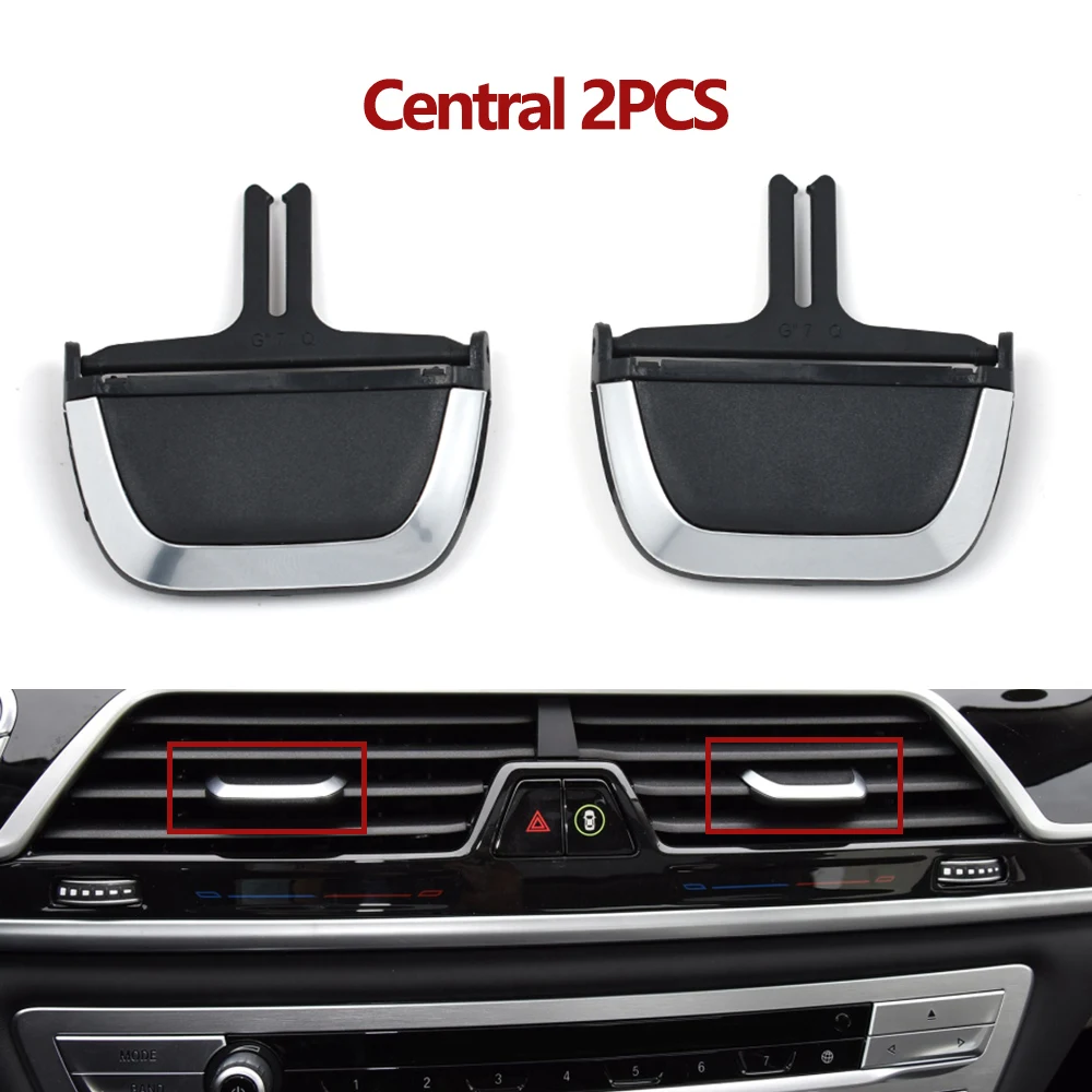 Front Rear AC Conditioning Air Vent Grille Tab Slider Clips Repair Kit for BMW 7 Series G11 G12 730Li 740Li 750Li 2016-2020