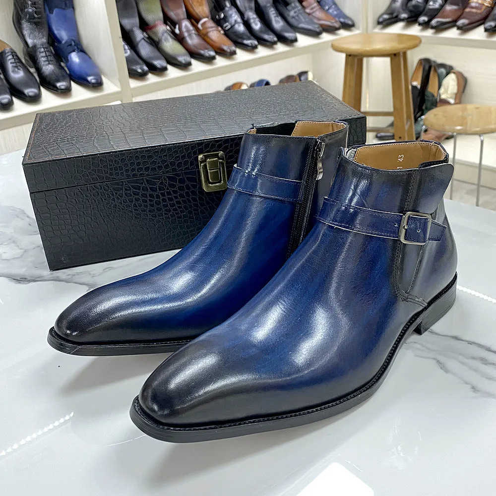 Modische Herren-Lederschuhe mit Schlangenhaut-Aufdruck, klassische Schnürung, Oxford, formell in Wein, Blau, Kaffee, Schwarz – spitze Zehenpartie – Detail 37