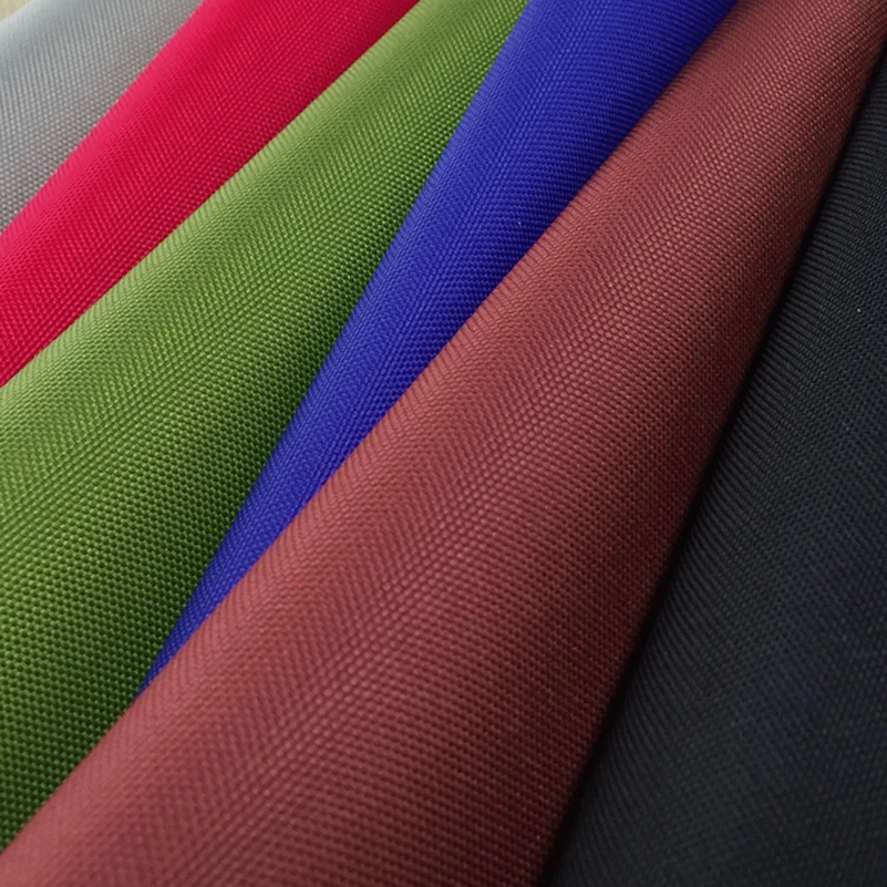 Solid Color 600D PU Coated Waterproof Fabric for Bags Tent Awning Car Covers Outdoor Textile per Meters