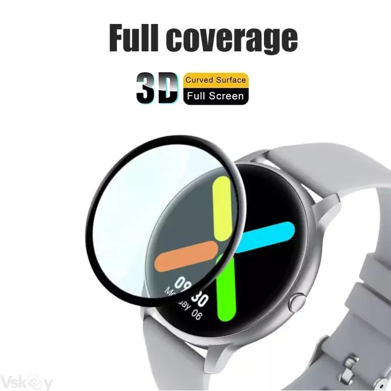 100PCS 3D โค้งนุ่มป้องกันหน้าจอสําหรับ Haylou RT3 RT2 GS LS09A RS3 LS04 LS05 RT LS05S สมาร์ทนาฬิกาป้องกันฟิล์ม