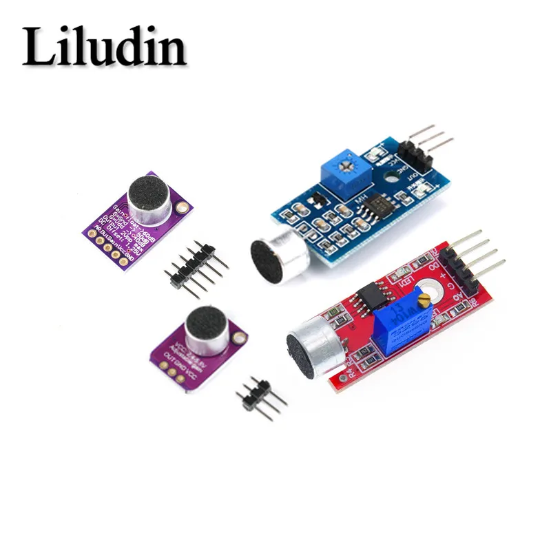 MAX4466 MAX9814Switch Detection Whistle Switch Microphone Amplifier For Arduino Selling Sound Sensor Module Sound Control Sensor