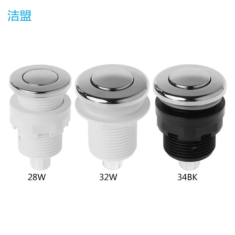 Air Pressure Switch On Off Push Button For Bathtub Garbage Disposal Whirlpool Dropshipping