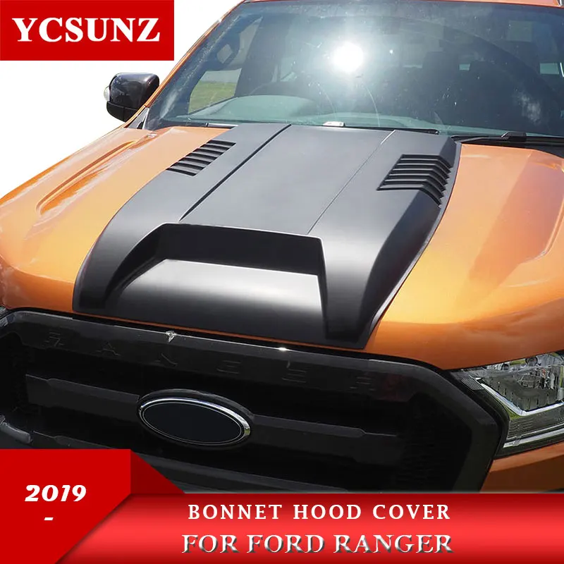 Bonnet Scoop Hood For Ford Ranger T7 2019 Wildtrack For Ford Endeavour Everest 2016 2017 2018 2019 2020 2021 accessories