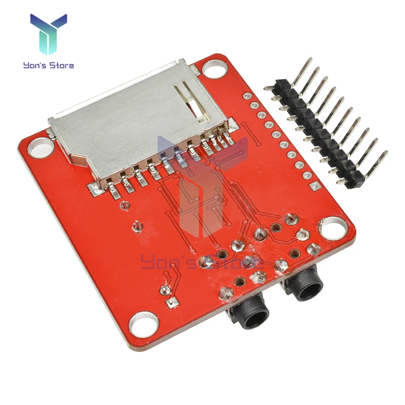 VS1053 VS1053B MP3 Mô Đun Với Khe Cắm Thẻ Nhớ SD VS1053B Ogg Ghi Hình Thời Gian 12.288 Mhz Pha Lê 16-Bit PCM Cho Arduino