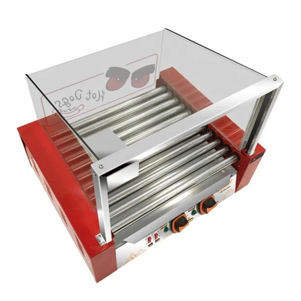 Máquina de salchichas de siete palos, WY-007, máquina de salchichas de jamón, perritos calientes, 7 tubos