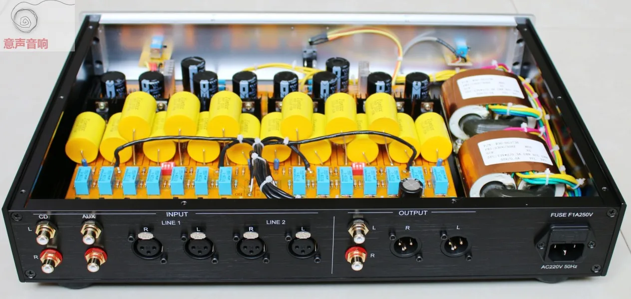 Finished PASS 1.7 Audio Pre-amplifier HiFi Stereo XLR/RCA Field Effect Tube Balanced Preamplifier Sound Controller