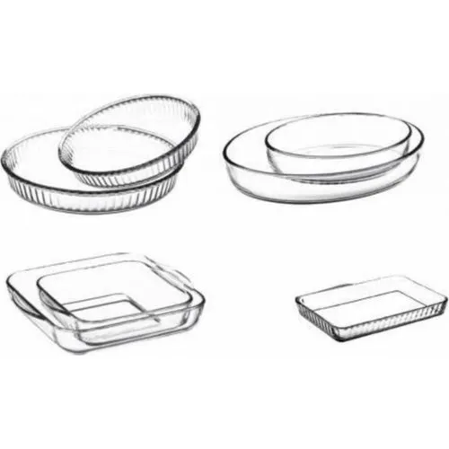 Pasabahce Pyrex Baking Tray-the pole Pyrex Kitchen Dowry Set