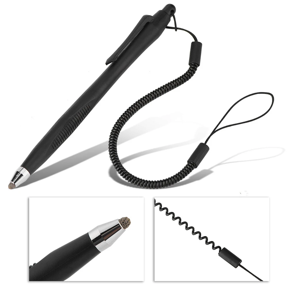 2pcs Touch Screen Stylus Pen With Spring Hose High Sensitivity Fine Tip Home Office For Phone Tablet Notes Painting