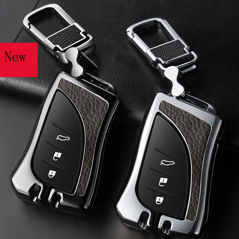 Aluminium Alloy Keyring  Key Case Cover for Lexus ES200 UX260H  ES300h LS500H Accessories for the car