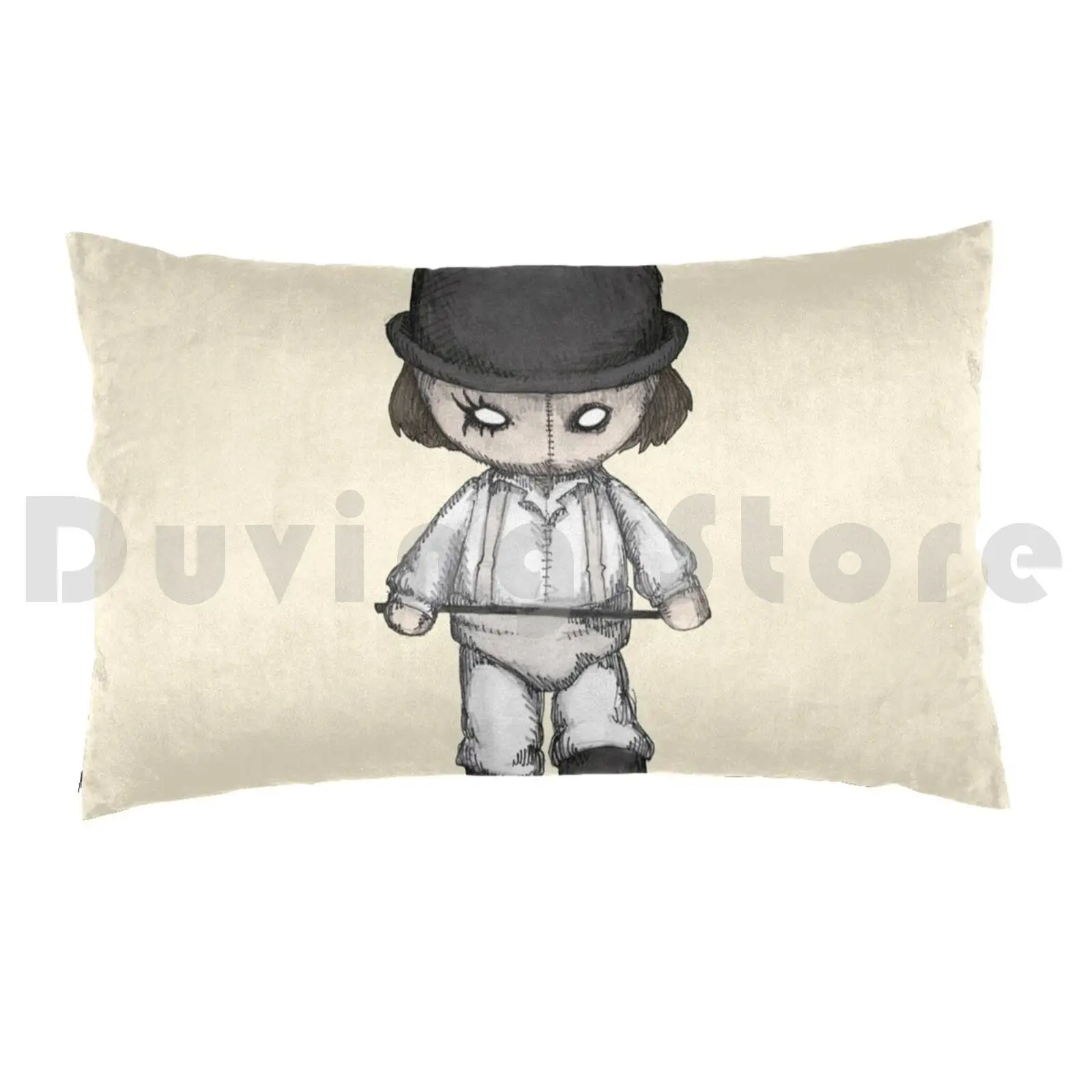 Clockwork Plushie Pillow Case Printed 35x50 Clockwork Alex Orange Stanley Movie Classic