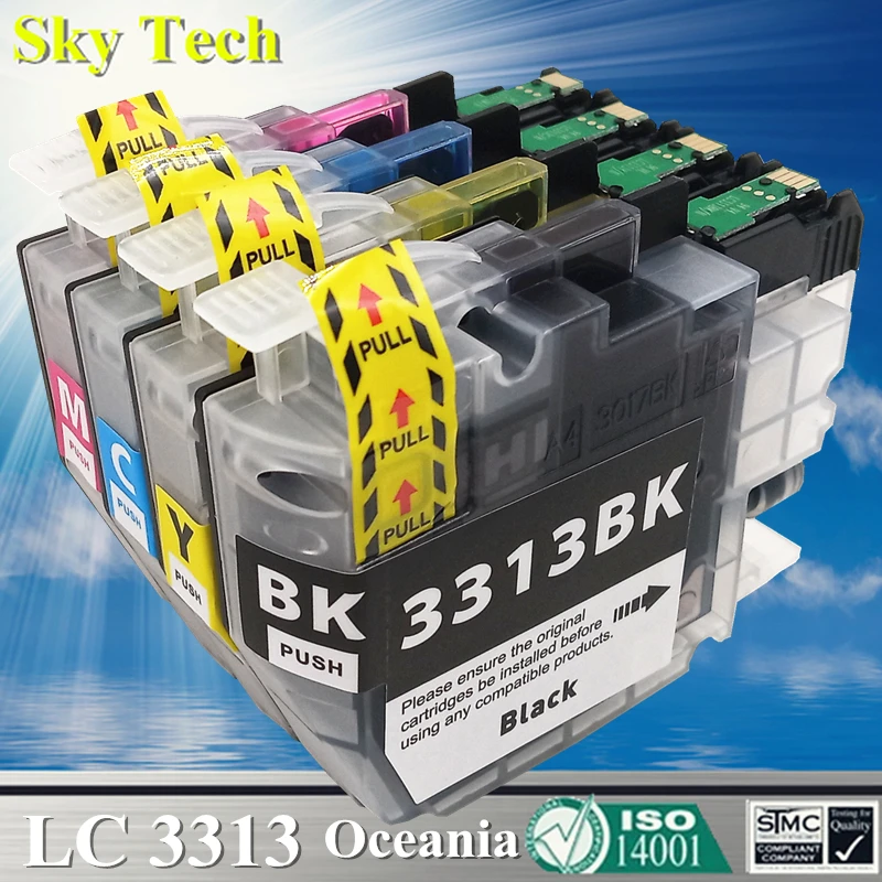 

Качественный совместимый чернильный картридж для LC3313 LC3311, для Brother DCP-J772DW / MFC-J491DW / MFC-J890DW и т. Д. [Oceania]