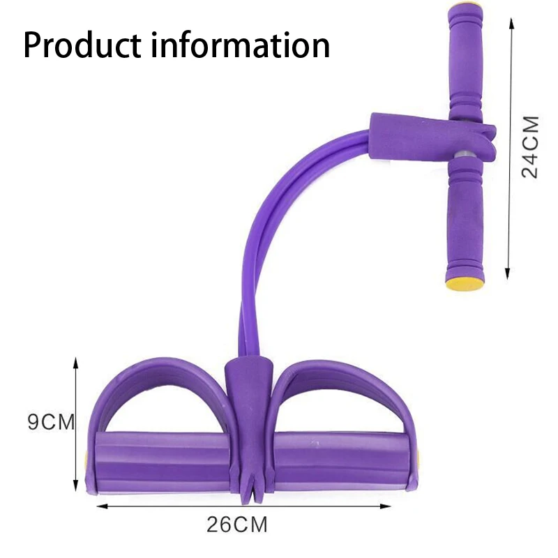 Fasce di resistenza per il fitness Attrezzature per esercizi Elastico Sit Up Pull Rope Fasce per allenamento in palestra Allenamento sportivo