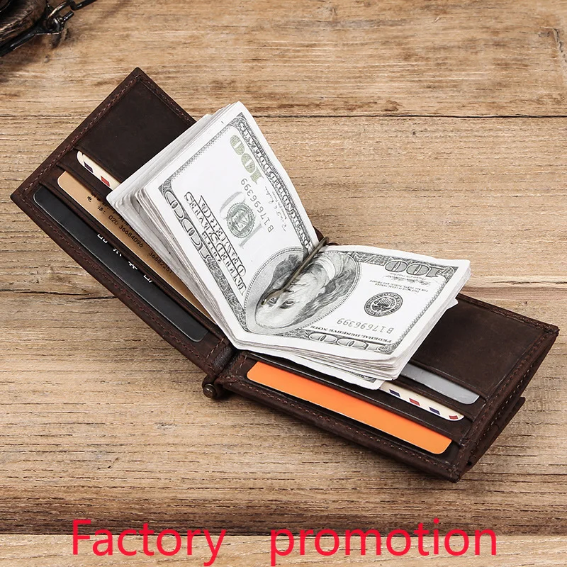 Card Bag Vintage feng ma pi US Dollar Wallet Multi-Function Portable Coin duo ka wei Ferrule Foreign Trade Supply