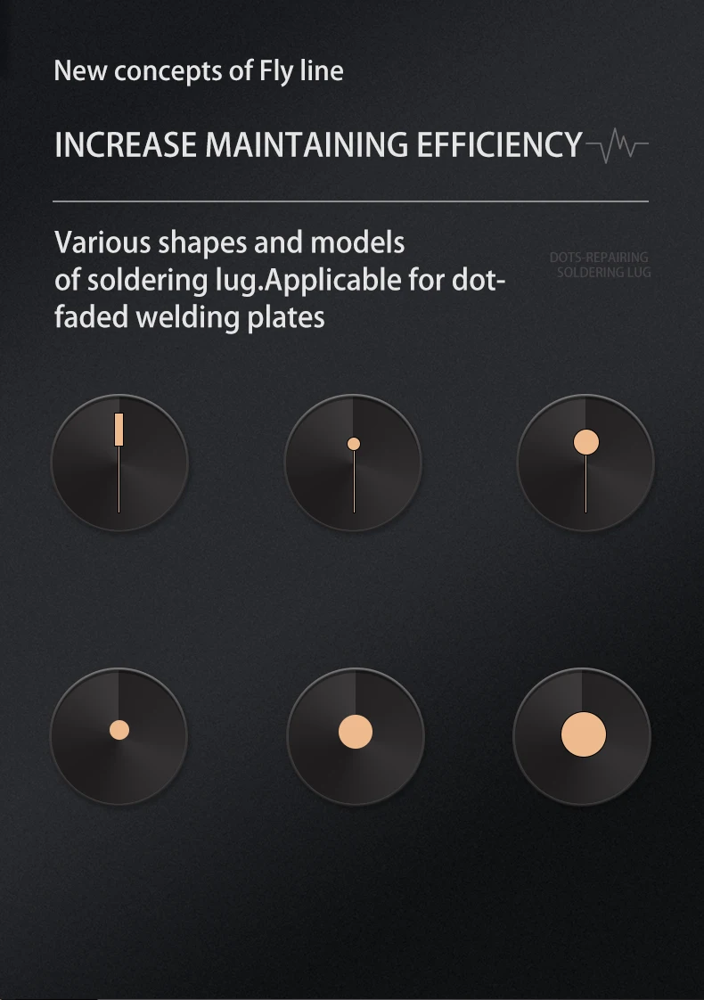 Original Flyline dot-repairing soldering lug/repair dots quickly high efficient/stable/YAKE Mobile tools