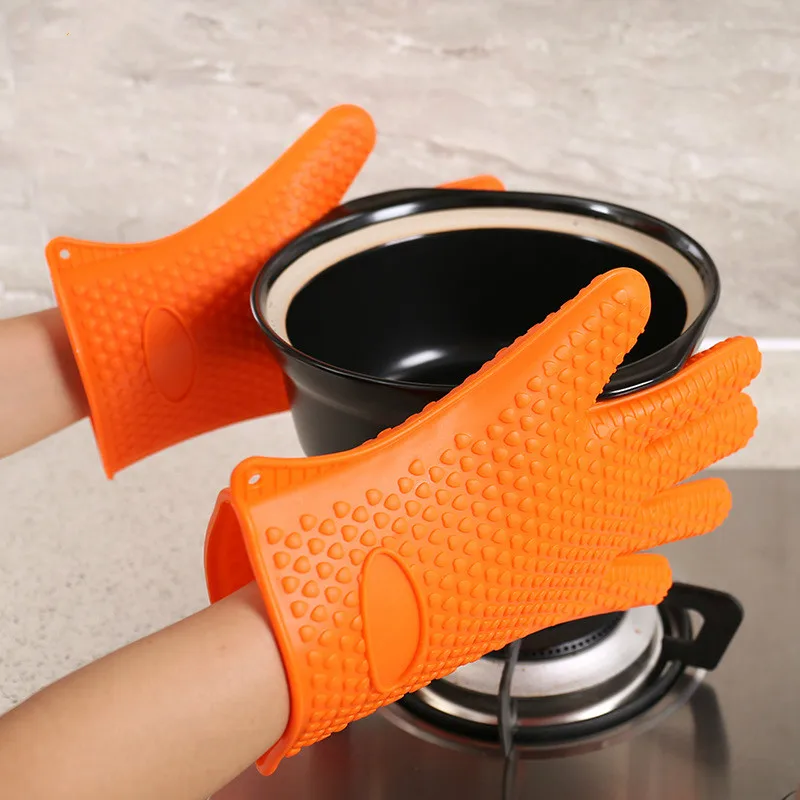 High temperature flame retardant fireproof barbecue gloves
