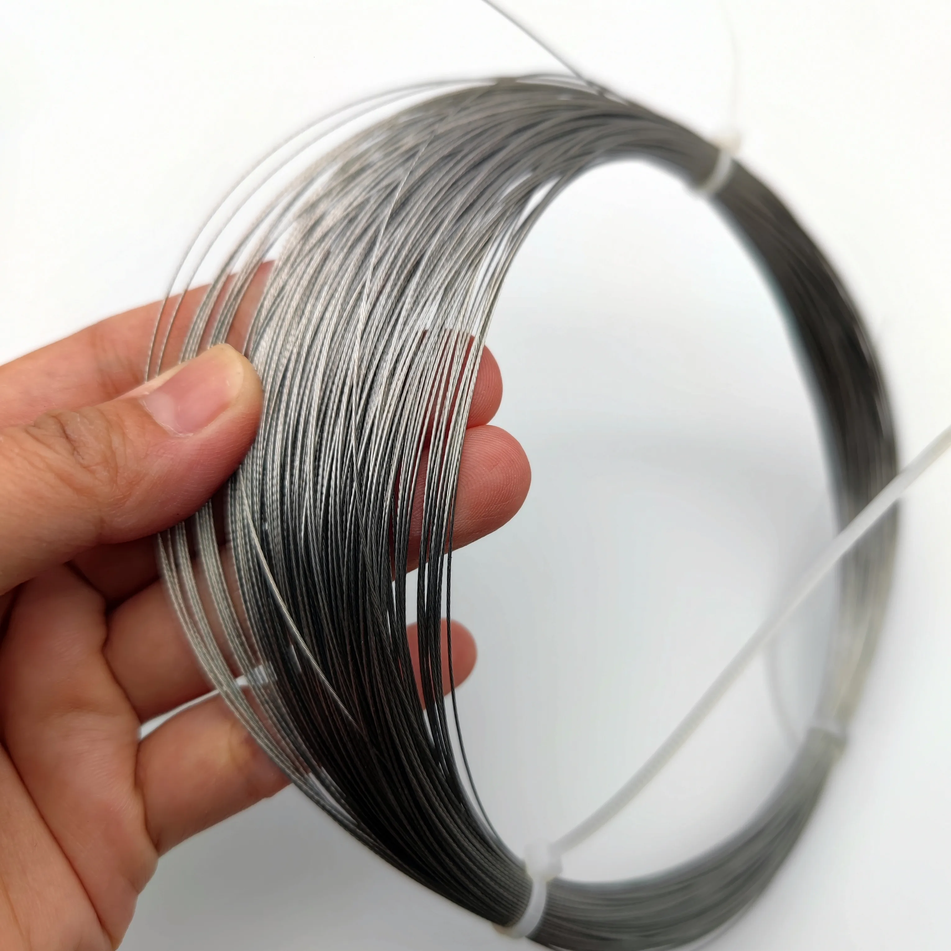 50M/100M 0.5mm diametro 7X7 costruzione 304 cavo metallico in acciaio inossidabile Alambre cavo di sollevamento pesca più morbido