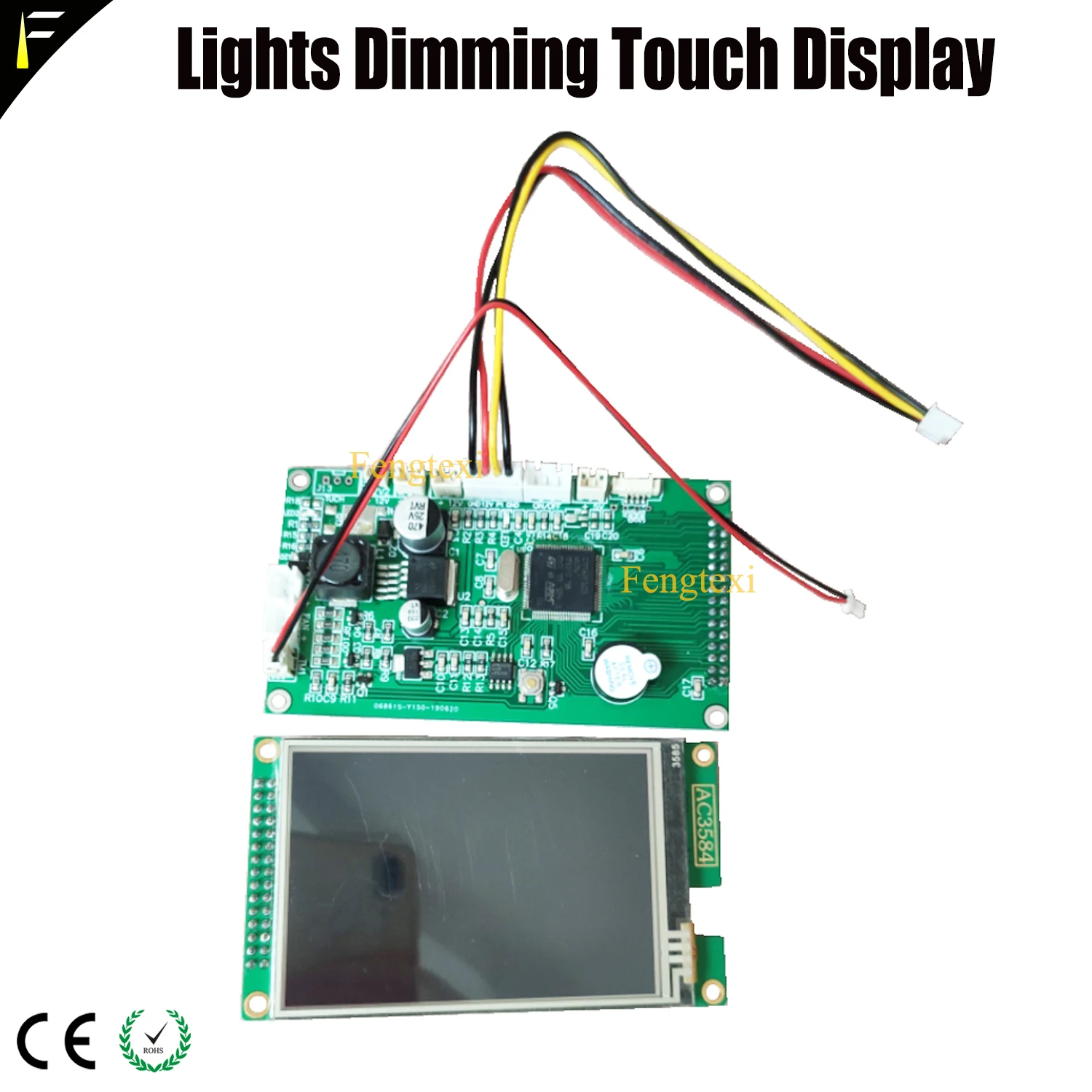 Light Brightness LED Temperature Detection Display Controller Board Touch Screen for Optical Instrument Medical Endoscope Light