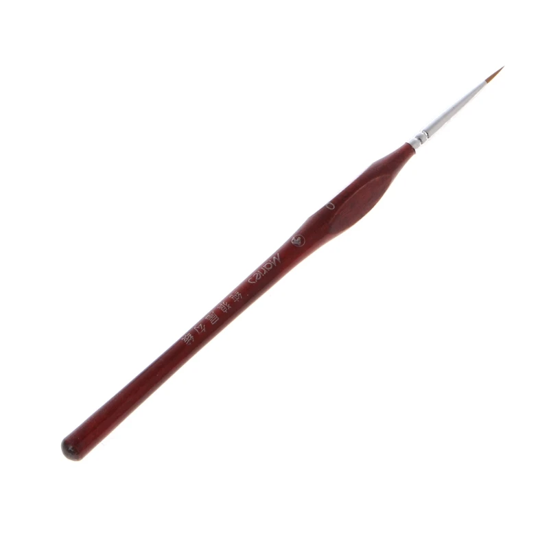 1 Máy Tính Thu Nhỏ Sơn Tiết Bàn Chải Lông Sói Chuyên Nghiệp Mỹ Tiết Kích Thước Bút 0 00 000W91A