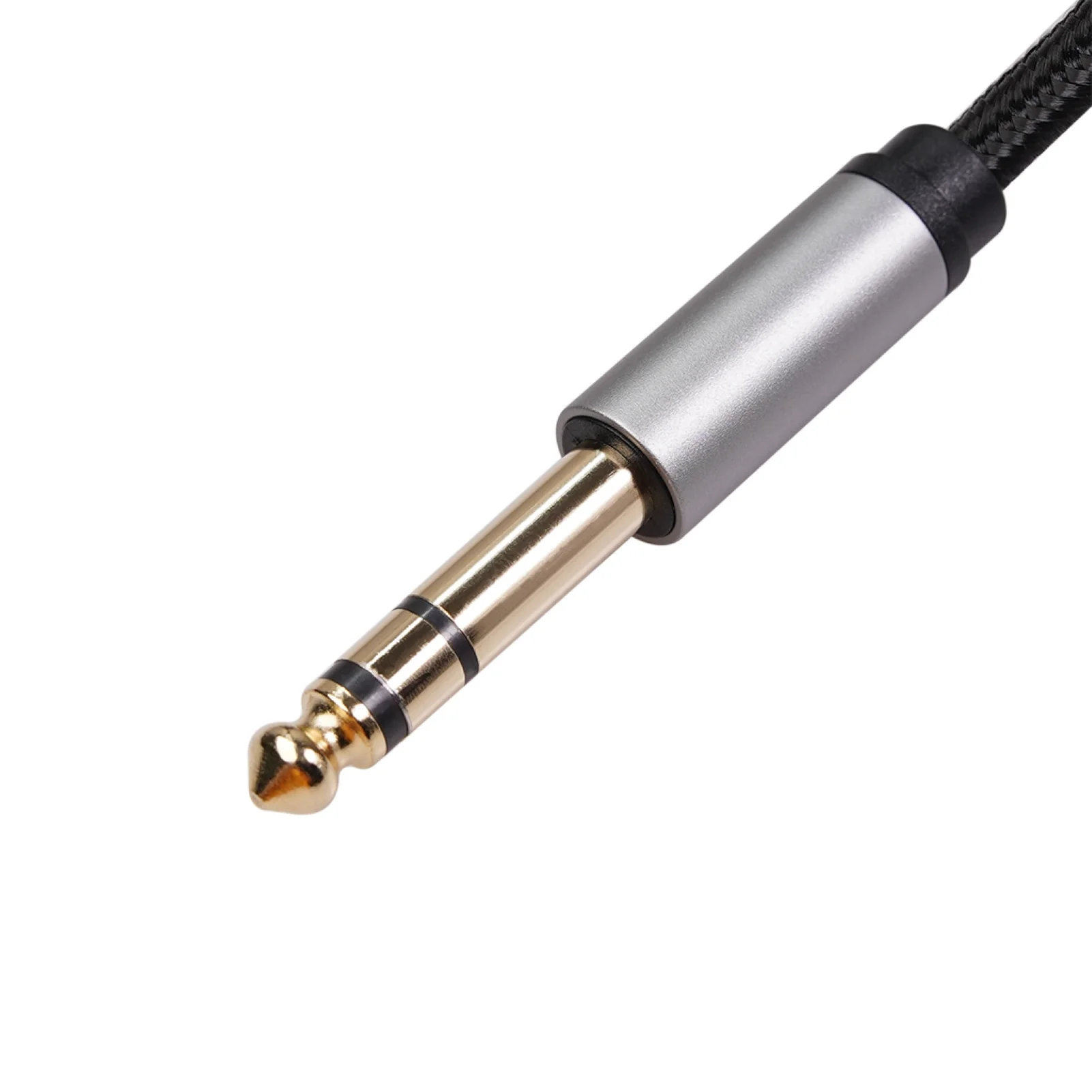 6.35mm 1/4 męski na 3.5mm 1/8 żeński kabel Audio do wzmacniacza/gitary/fortepianu/telefonu 6.35 Jack do 3.5mm