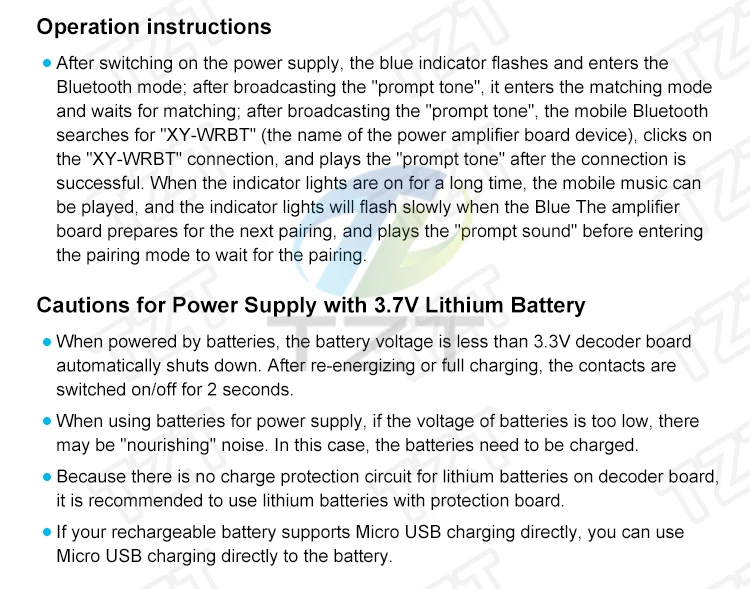 1/2/3PCS Bluetooth Audio Receiver Board Bluetooth 5.0 MP3 Lossless Decoder Board Wireless Stereo Musik Modul XY-WRBT – Detail 2