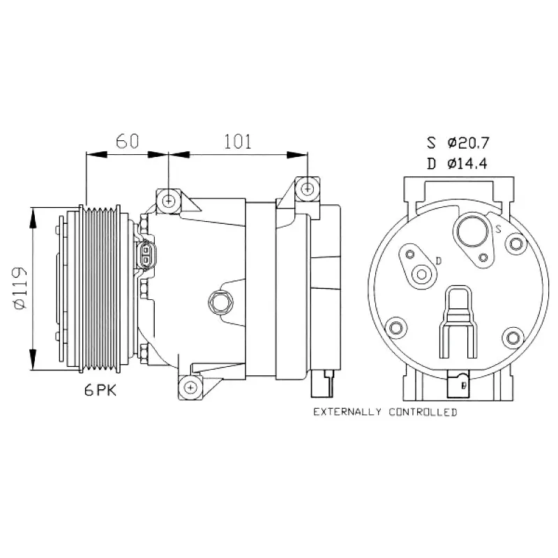 Per Auto RENAULT V5 AC Compressore RENAULT LAGUNA II 1.8 1.9 2.0 VEL SATIS 2.0 8200021822 0558DPSS TSP0155138 1135320 TSP0155347