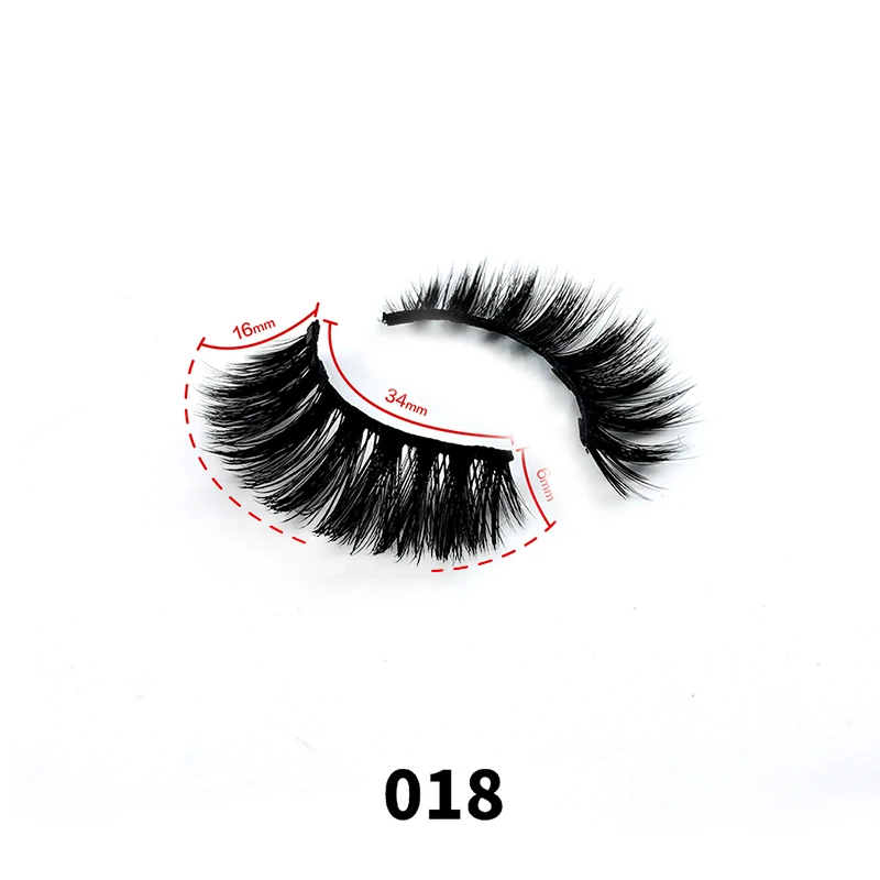 OWOSC 5D Mink Eyelash ขนตาปลอมแม่เหล็กอายไลเนอร์ธรรมชาติหนากันน้ำติดทนนานแต่งหน้าชุดโลโก้กล่อง