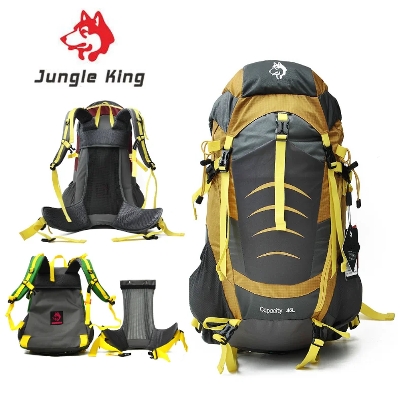 

Jungle King New CY1006 45L Outdoor Professional Travel Backpack Bag Nylon Hiking Camping Backpack Tear Resistance & Water Repel