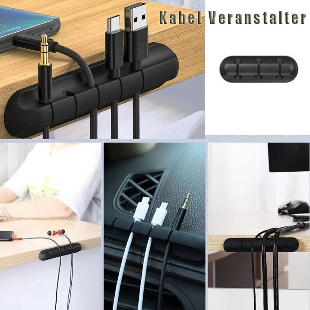 مشابك كابلات منظم حماية البيئة منظمة مكتب حامل سلك شاحن كابل شحن للهاتف المحمول هاتف لوحي