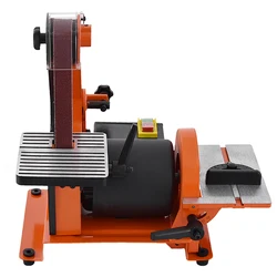 New MM4113 Professional Sanding Belt Machine Vertical Woodworking Metal Belt Sander Sanding Machine 220V 350W 2950r/min 762*25mm