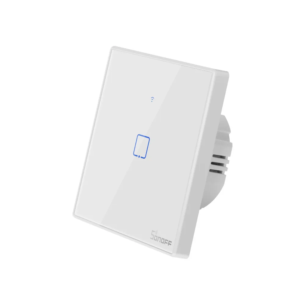 Умный Wi-Fi переключатель Sonoff TX T2 T3 EU 1 2 3 Gang, умный дом, беспроводной, RF, настенный сенсорный таймер, переключатель через приложение Ewelink, работает с Alexa