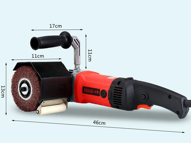 Lucidatrice portatile ad alta potenza con specchio metallico di grado industriale per trafilatura a filo in acciaio inossidabile