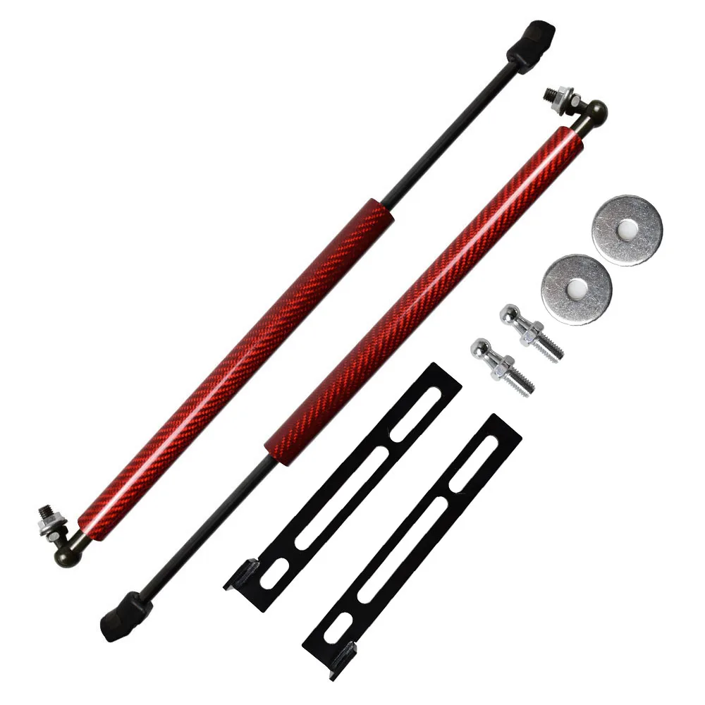 For 2012-2018 Suzuki Jimny Sierra Wide Front Hood Modify Gas Spring Lift Supports Struts Prop Rod Arm Carbon Fiber Shocks Pillar