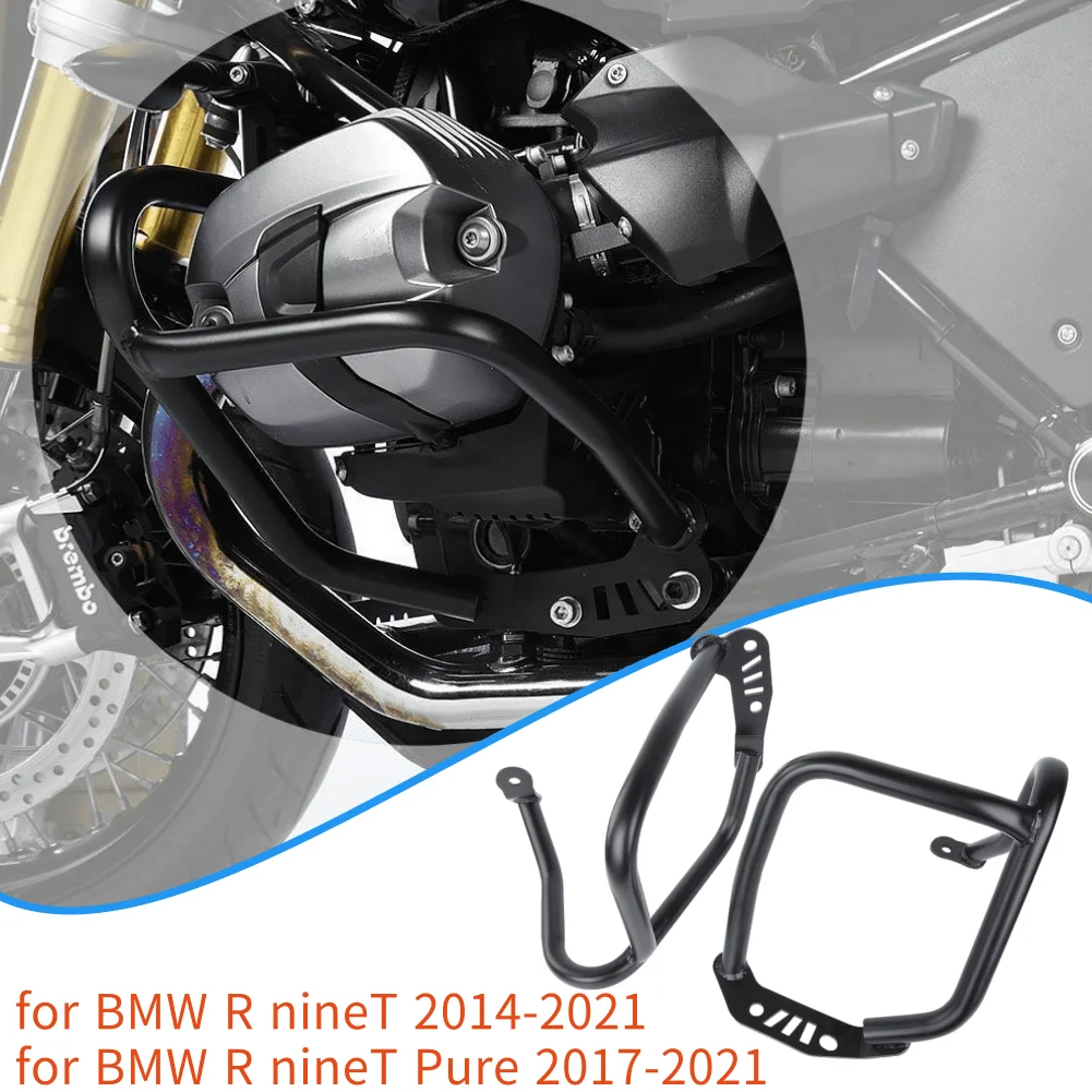 

R9T Pure Racer Urban G/S R9 T Scrambler 2017 2018 Motorcycle Tank Protection Engine Guard Crash Bars for BMW R nineT 2014-2022