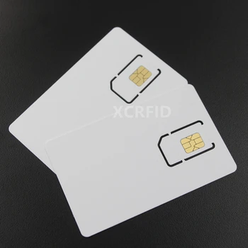 맞춤형 쓰기 프로그래밍 가능 빈 SIM USIM 카드, 4G LTE WCDMA GSM 나노 마이크로 SIM 카드, 2FF, 3FF, 4FF, 1000 개 