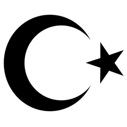 Emblema nazionale di personalità della turchia Moon & Star bandiera turca accessori per adesivi per auto vinile PVC moto