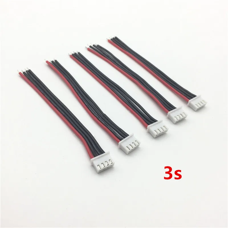 5 stücke 2s 3s 4s 5s 6s RC LiPo Akku Balance Ladegerät Stecker Kabel 100mm 22AWG Silikon Draht JST-XH Balancer Stecker – Detail 3