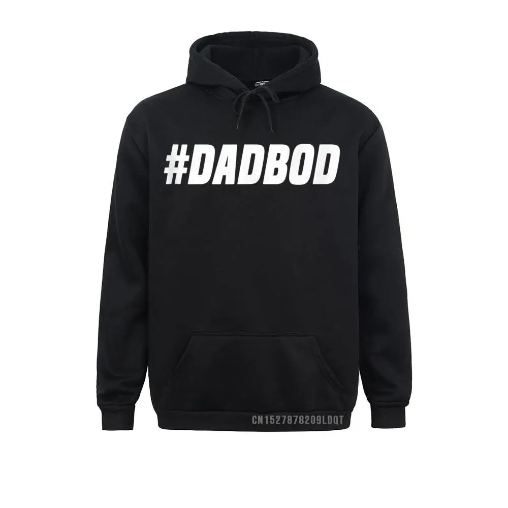 Long Sleeve Hoodies Men Sweatshirts Hashtag # Dad Bod Funny Workout Gift Father's Day Design Sportswears 2021 Discount