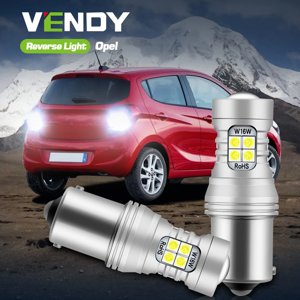 

2pcs LED Reverse Light Blub Backup Lamp Canbus P21W BA15S 1156 For Opel Arena Astra F G H Corsa B C D E Vectra Zafira A B