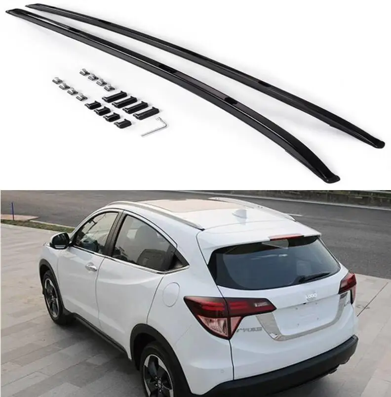 Roof Racks Fit For Honda VEZEL HR-V HRV 2014-2021 Top Roof Rack Rail Luggage Cross Bar Aluminum Alloy