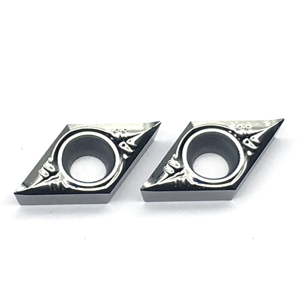 DCGT11T302 AK H01 10 Pcs Aluminium Cutter Blade Menyisipkan Alat Pemotong Mengubah Alat CNC Alat Al + Paduan Timah Kayu