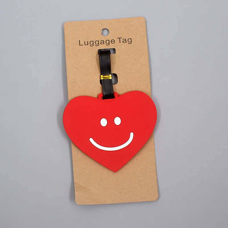 Etiqueta de Gel de sílice para accesorios de viaje de equipaje, soporte de identificación para maleta, etiqueta portátil creativa \